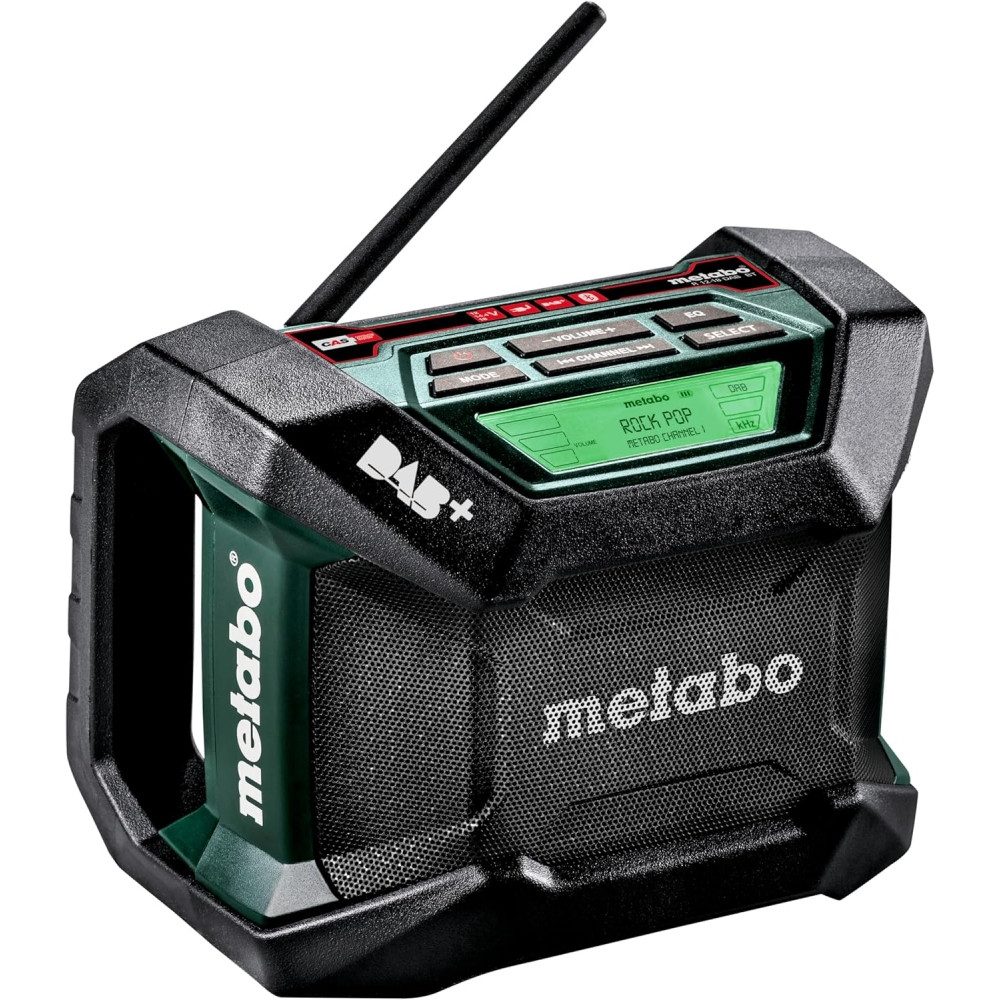 metabo R 12-18 DAB+ BT solo - Baustellenradio - grün/schwarz Baustellenradio