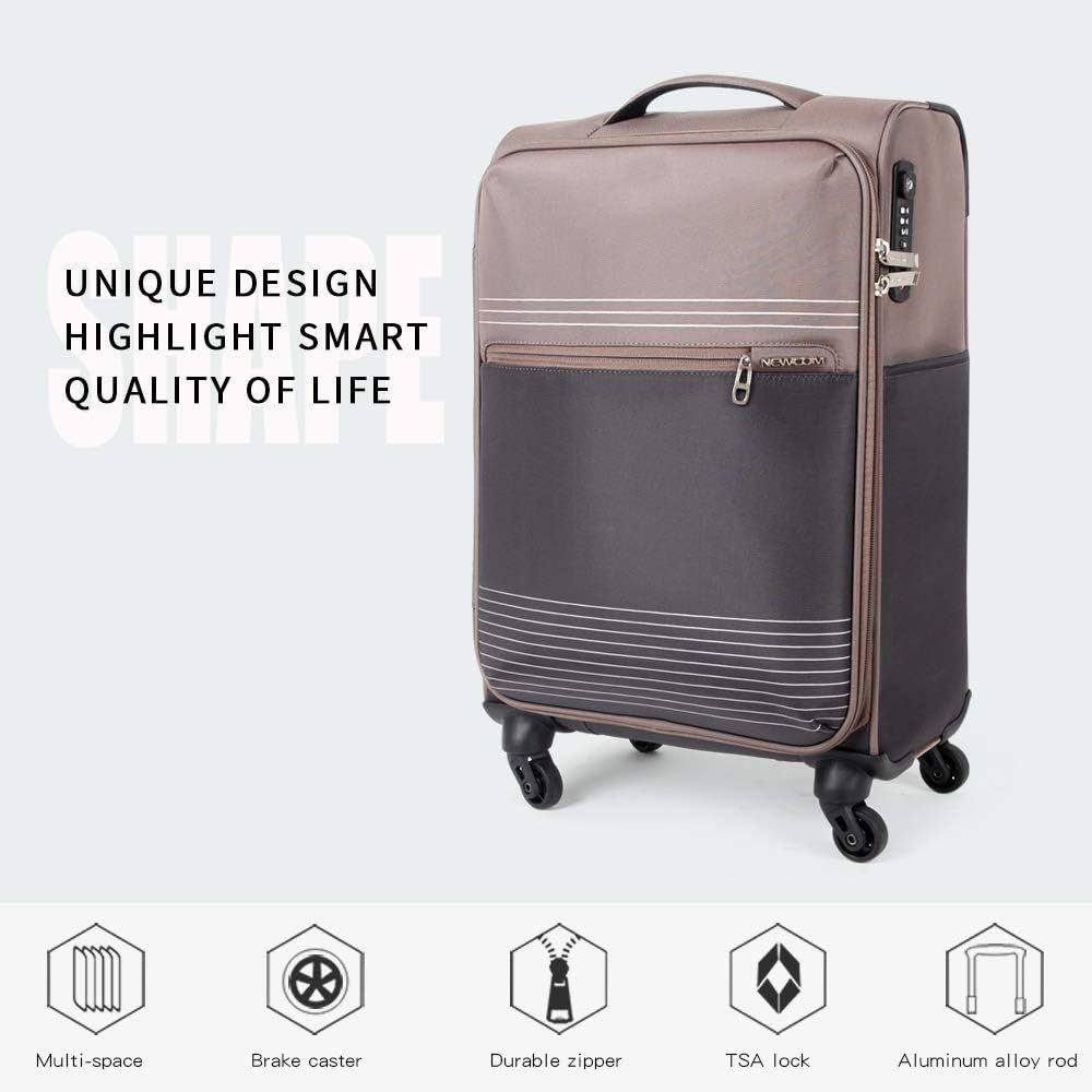 NEWCOM Weichgepäck-Trolley Design Stoffkoffer / Reisekoffer günstig online kaufen