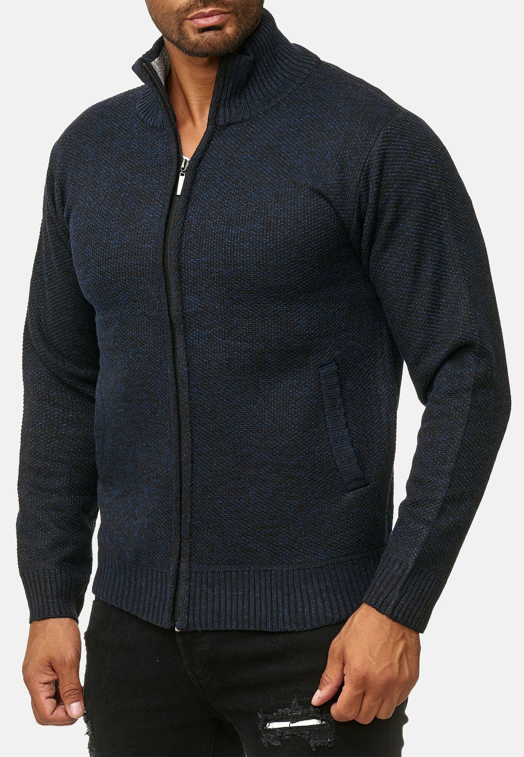 Max Men Cardigan Cardigan mit Stehkragen günstig online kaufen