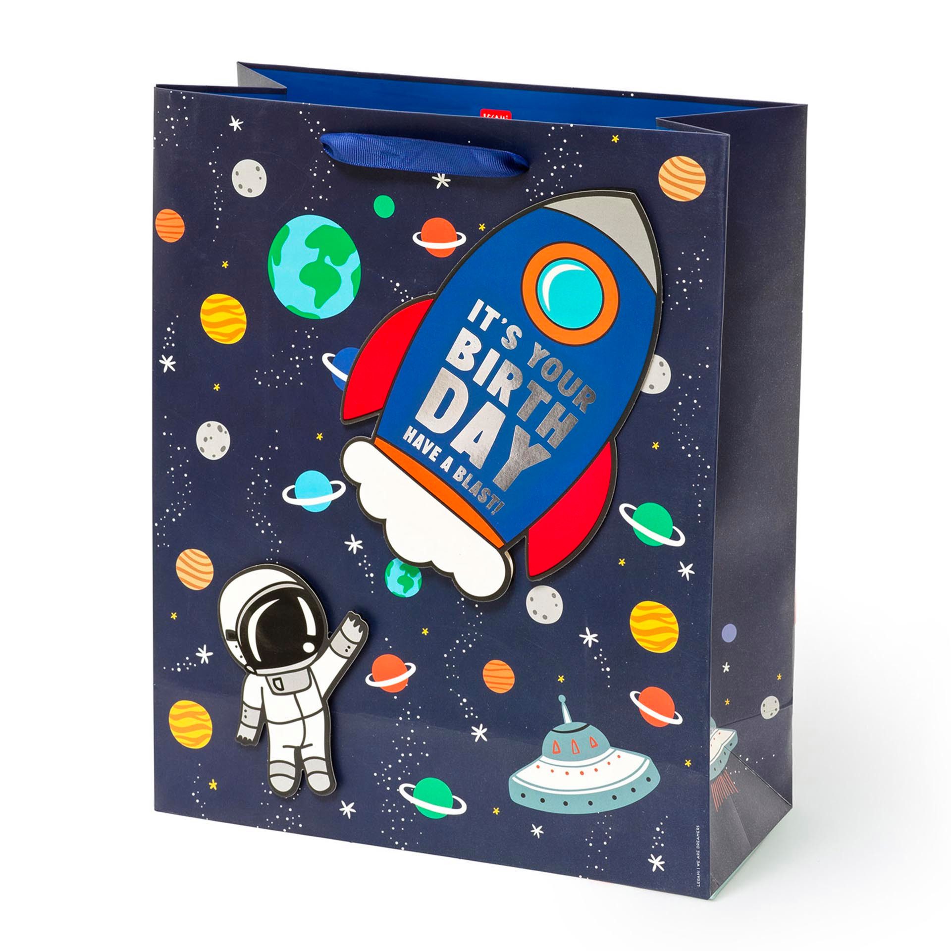 Legami Geschenkbox Legami Geschenktasche Large Space Weltall