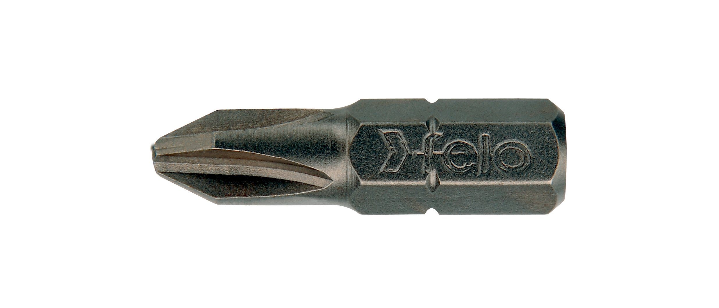 Felo Kreuzschlitz-Bit Felo Bit, Industrie C 6,3 x 25mm PH 3 (100 Stück)
