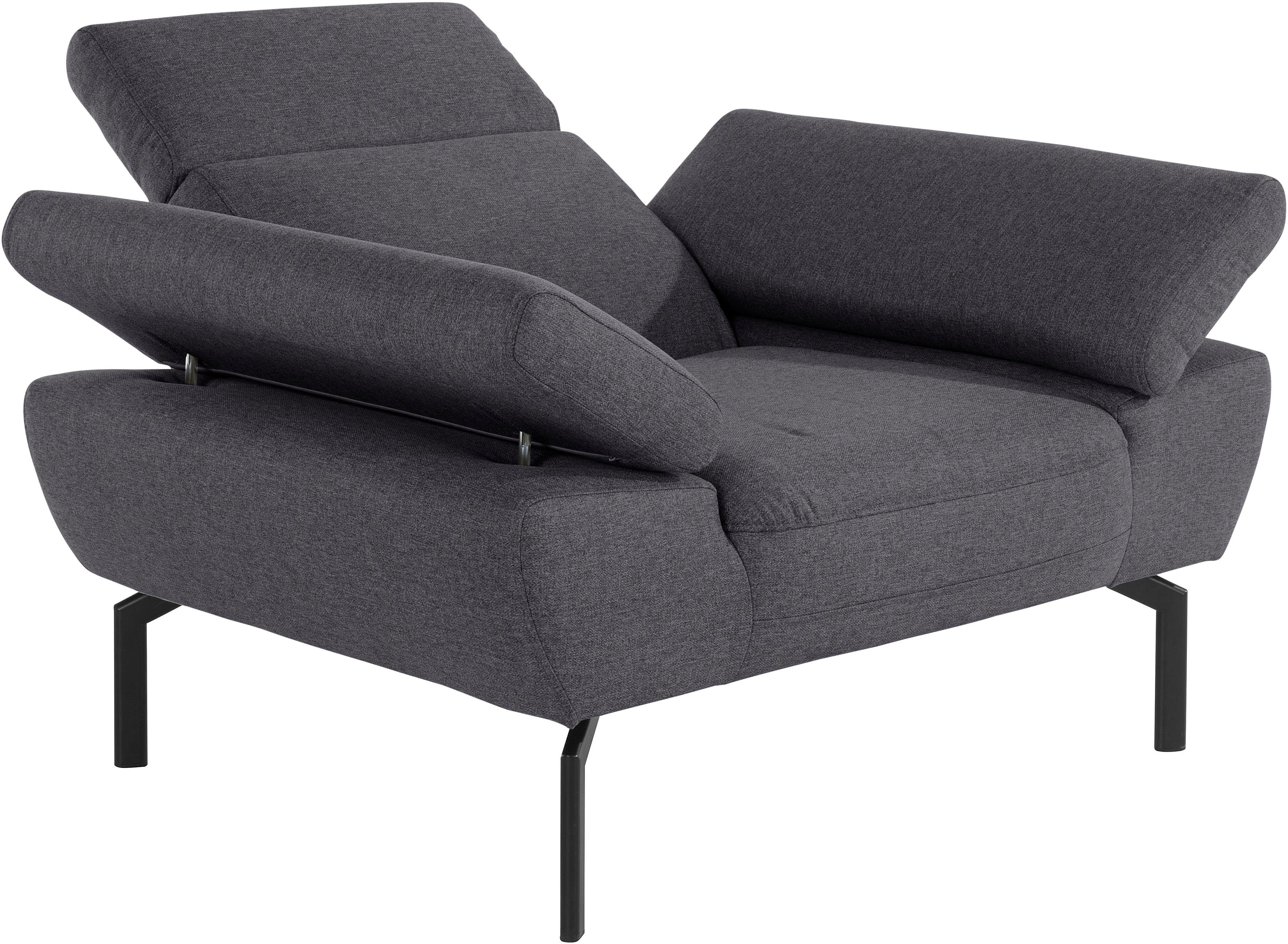 Places of Style Sessel Luxus-Microfaser Rückenverstellung, in Trapino Luxus, Lederoptik wahlweise mit