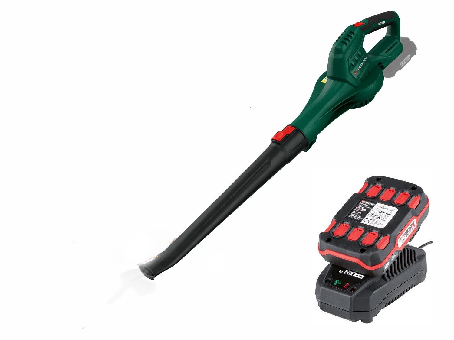 Parkside Akku-Laubbläser PARKSIDE Akku Воздуходувки PLBA 20-Li, mit Akku 2 ah und Ladegerät