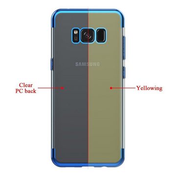 CoolGadget Handyhülle Slim Case Farbrand für Samsung Galaxy S8 Plus 6,2 Zoll, Hülle Silikon Cover für Samsung S8+ Schutzhülle