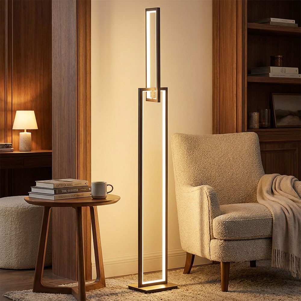 WOFI LED Stehlampe, LED-Leuchtmittel fest verbaut, Warmweiß, Stehleuchte Sc günstig online kaufen