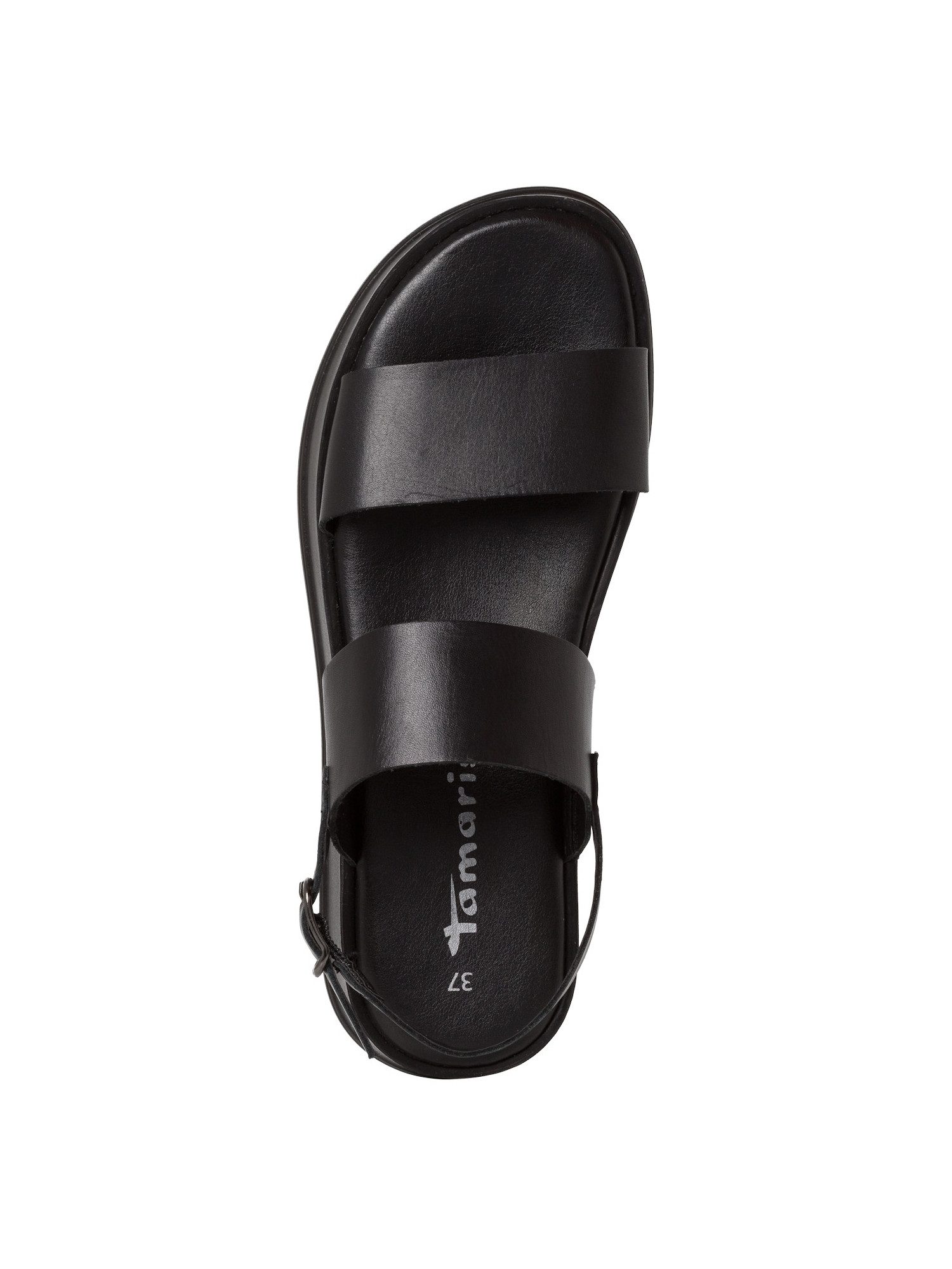 Tamaris TOUCH-IT aus Leder kein Absatz 1-28238-42 Plateausandaletten TOUCH-IT