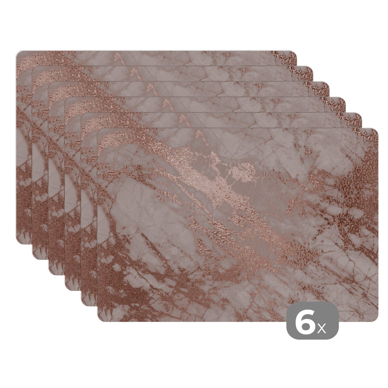 MuchoWow Platzset Marmor - Rosa - günstig online kaufen