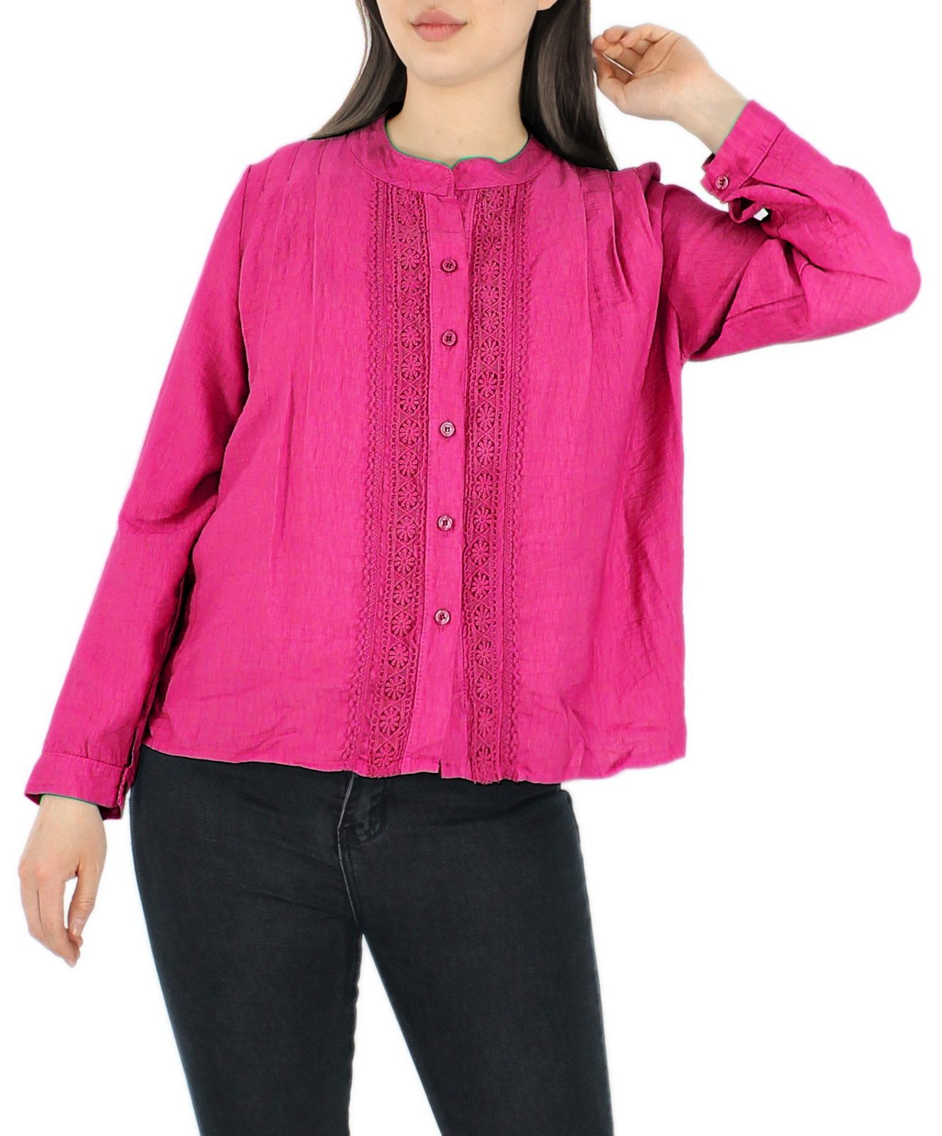 dy_mode Langarmbluse Damenbluse – Stilvolle Tunika günstig online kaufen