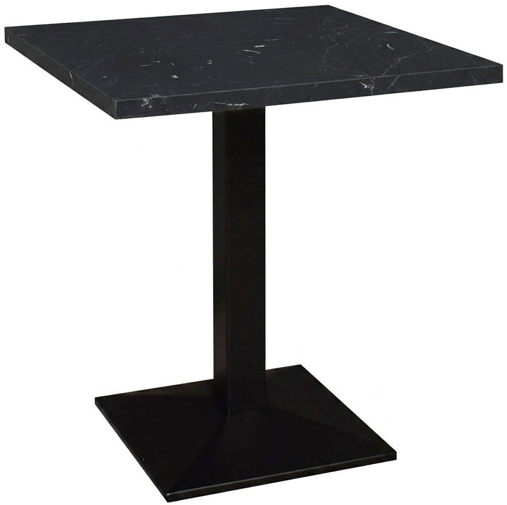 Mäusbacher Bistrotisch Big Bistro Metall, Quadrat-Säulengestell, eckige Platte BHT 70x75x70 cm