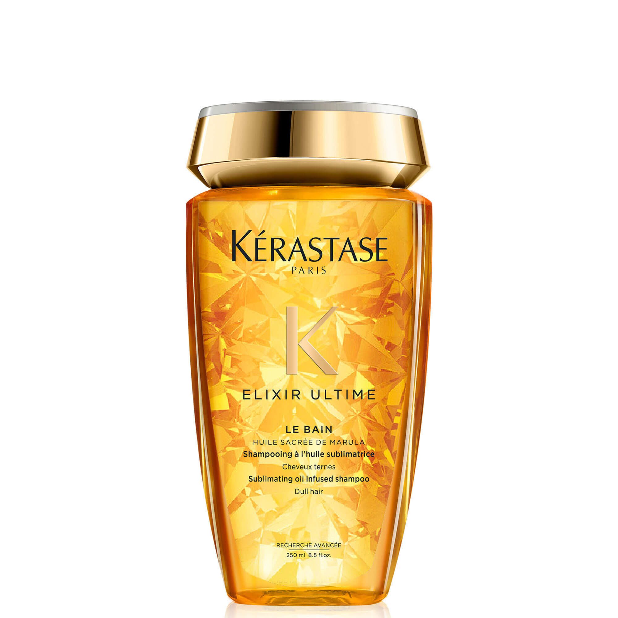 Kérastase Haarshampoo Kérastase Elixir Ultime Le Bain Shampoo 250 ml – Glanz Anti Frizz Pfle, 1-tlg., Reduziert Haarbruch sichtbar bereits nach wenigen Anwendungen