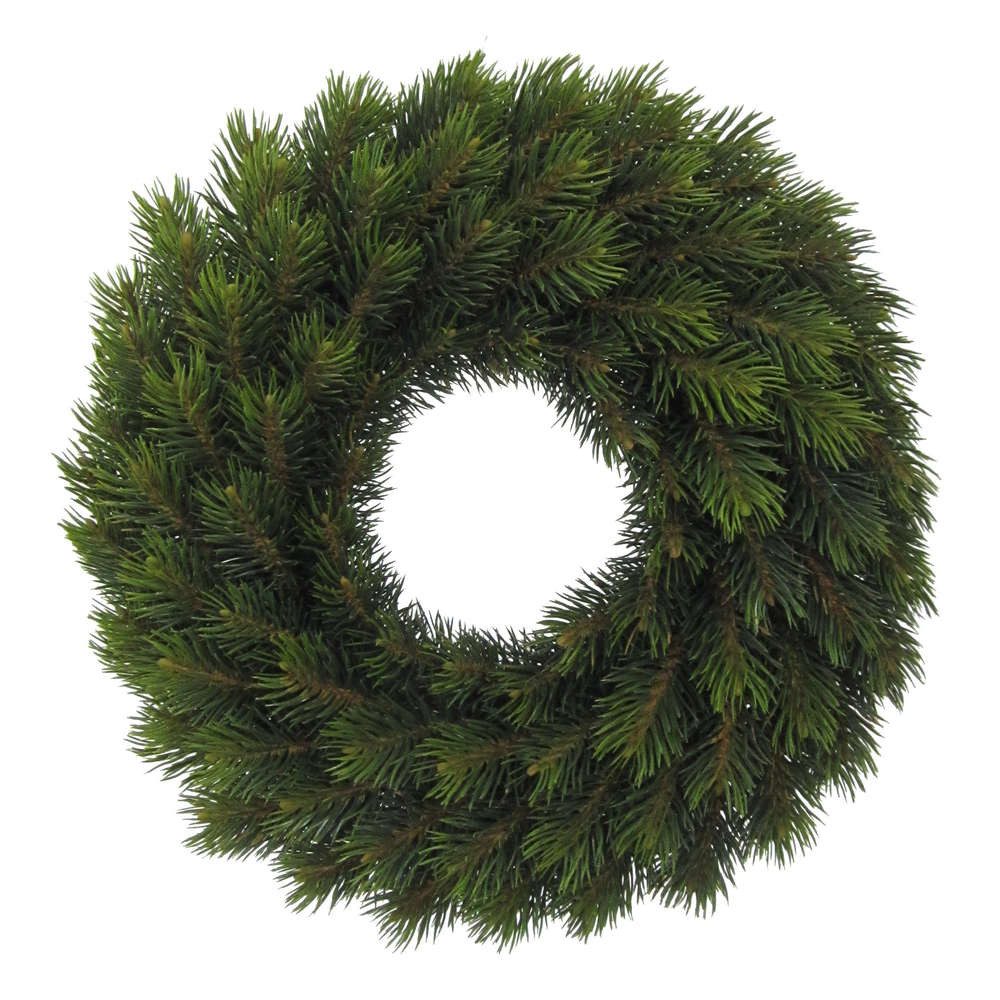 Kunstkranz Künstlicher Tannenkranz REAL Ø38cm. 87 Triebe. Türkranz Adventskranz, Gasper