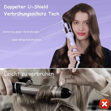 Scheiffy Lockenstyler Eggroll Automatischer Lockenstab 32mm, Vollautomatischer Lockenstab, Mit Clips, negative Ionen, tut nicht weh, das Haar