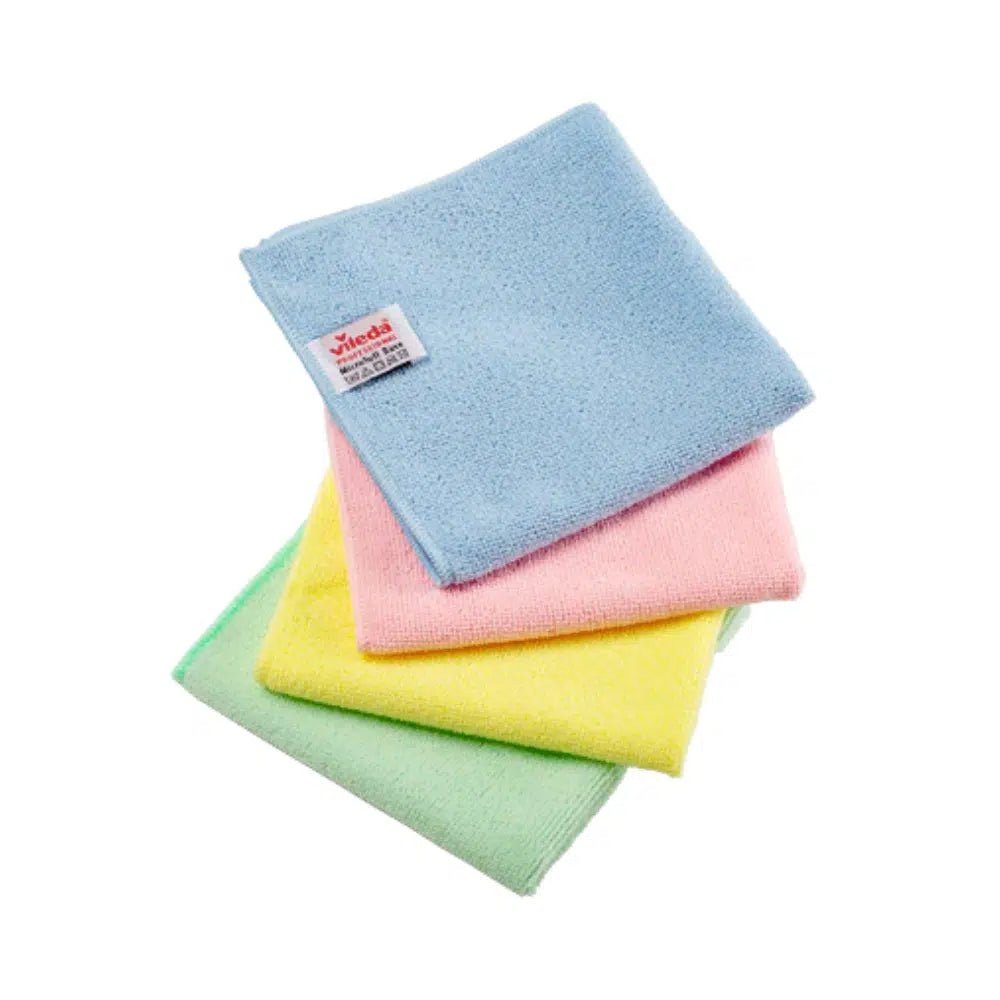 Vileda MicroTuff Universal Mikrofasertücher – 10er Pack, Gelb, Ideal Für Küche, Bad & Profireinigung!