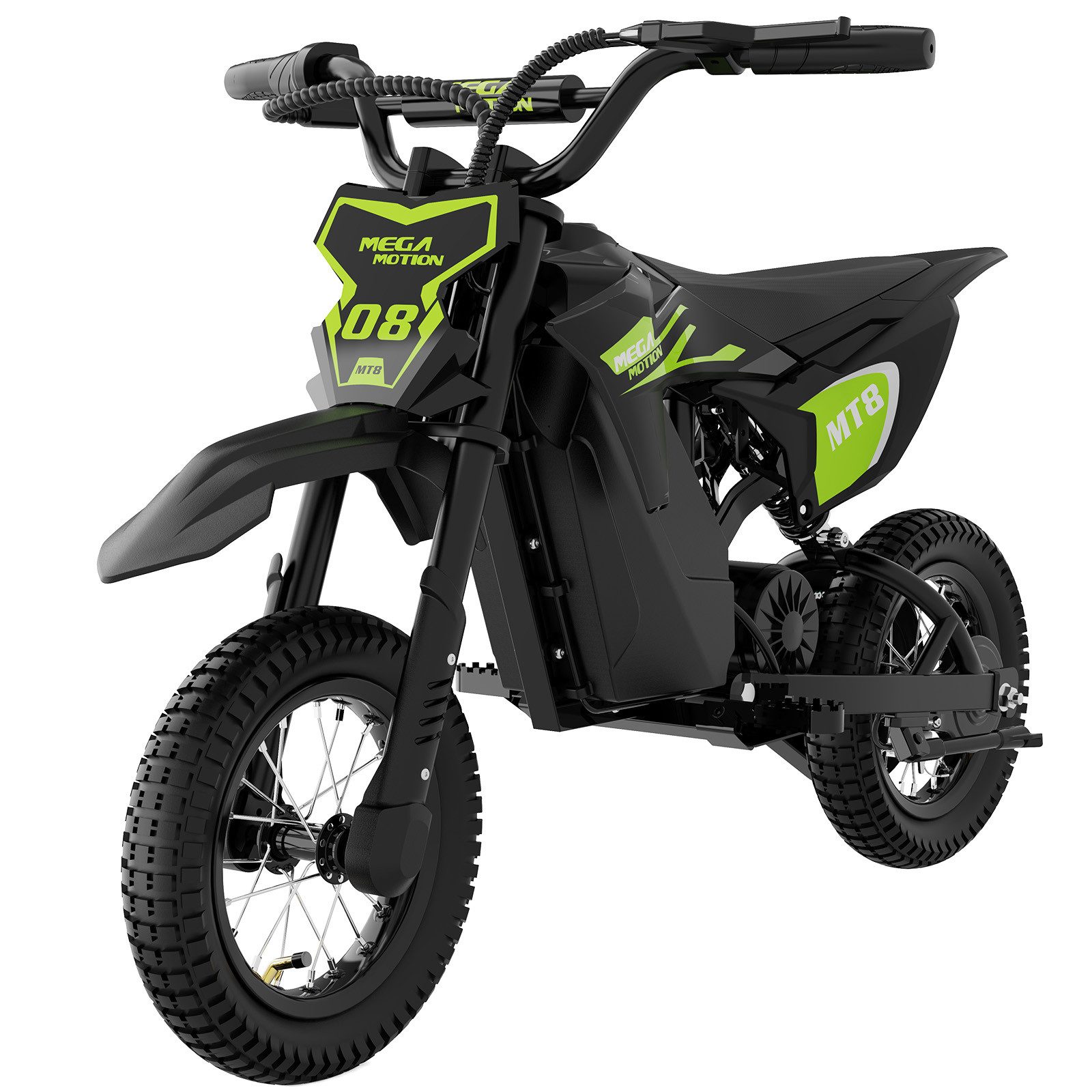 Elektro-Kindermotorrad MT8 Elektro Motorrad, 8/12/25 km/h,12 Zoll Luftreifen,Reichweite 18 km