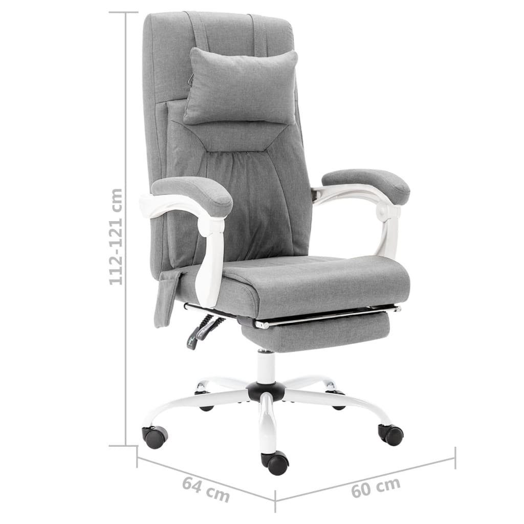 (1 Stoff St) Bürostuhl furnicato Massage-Grau