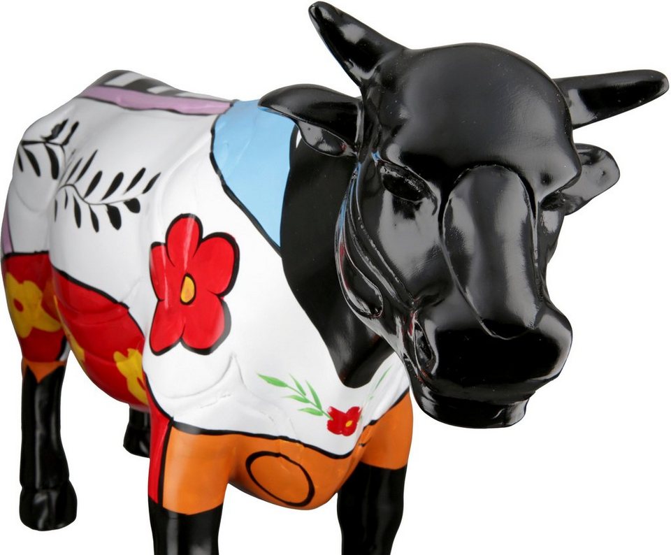 (Kunststein) Skulptur Cow aus St), (1 Polyresin by Tierfigur Casablanca Gilde