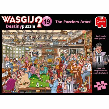Jumbo Spiele Puzzle Wasgij Destiny 19 Die Kneipe Im Puzzle-Eck!, 1000 Puzzleteile