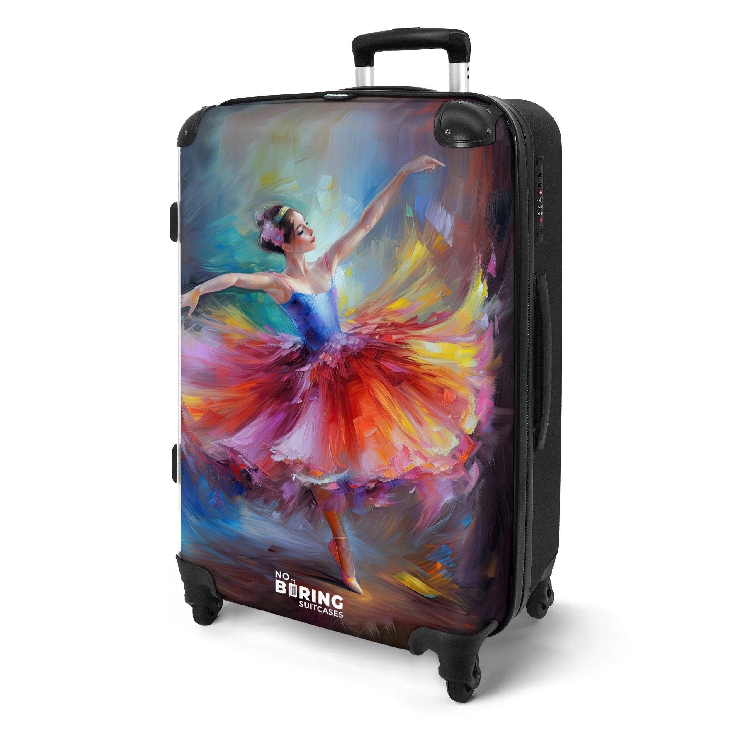 NoBoringSuitcases.com© Hartschalen-Trolley Malerei - Ölfarbe - günstig online kaufen