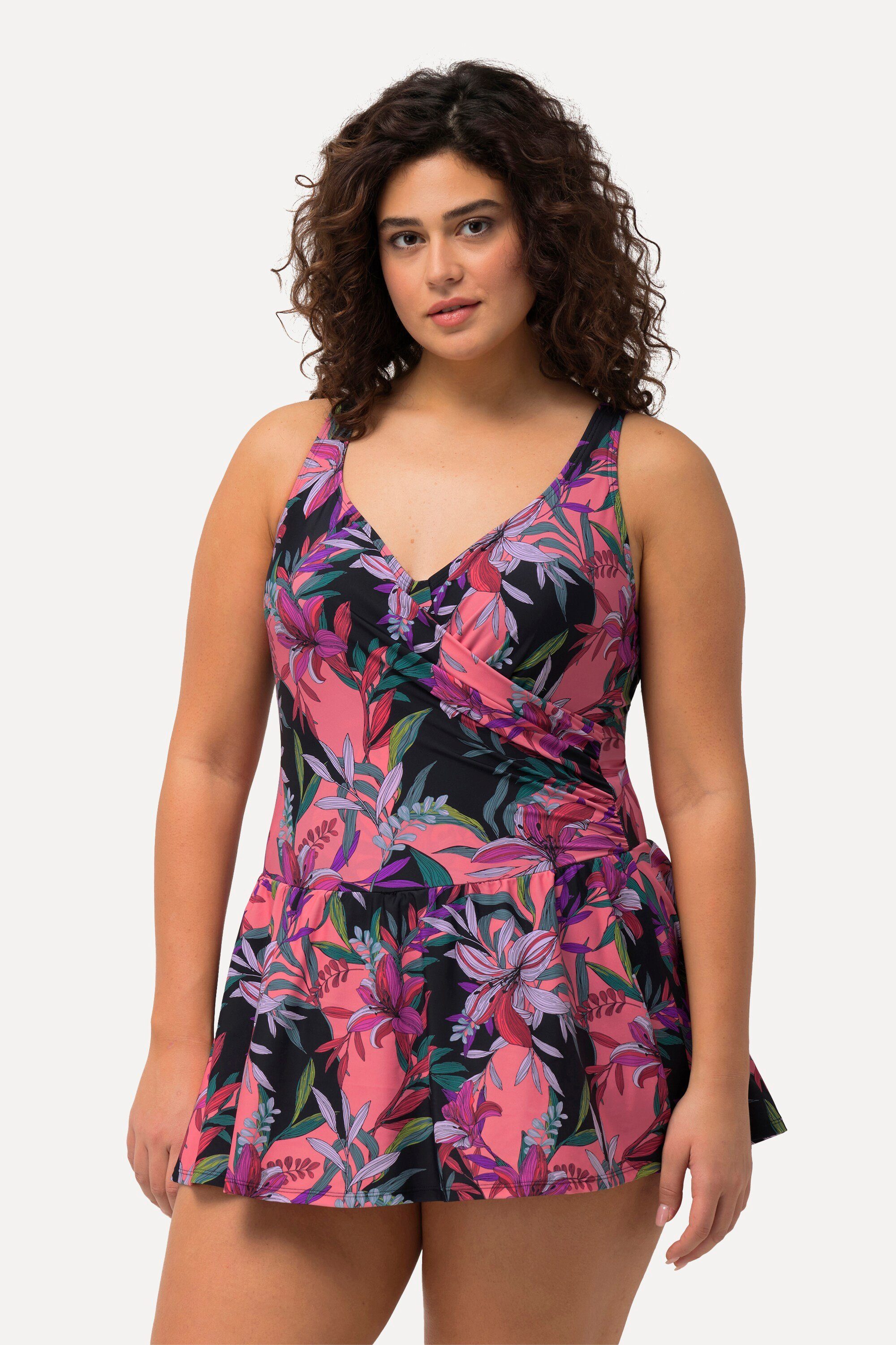 Ulla Popken Badekleid Badekleid Blätter Softcups günstig online kaufen