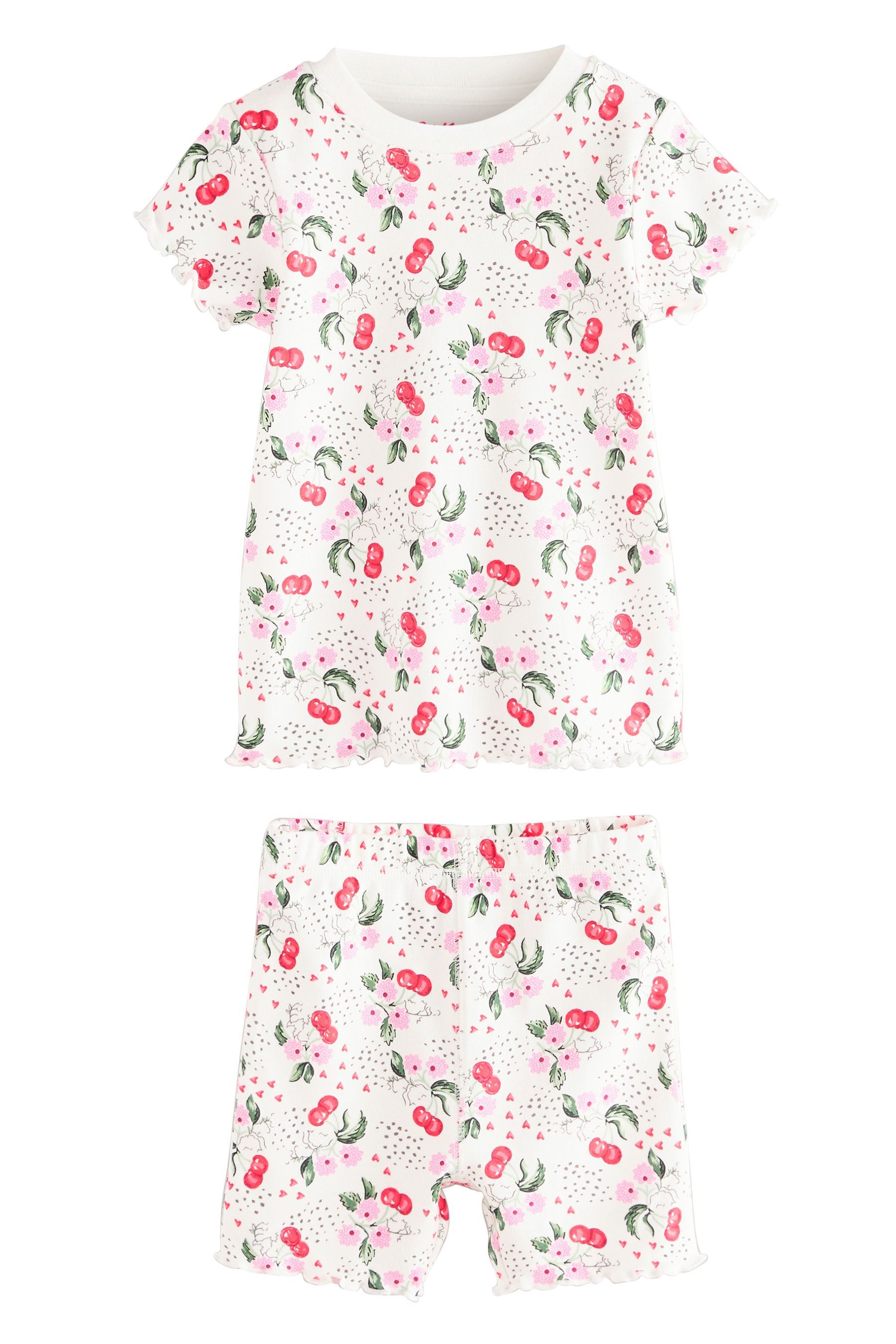 Next Pyjama Pyjamas mit Shorts aus 100 % Baumwolle, 3er-Pack (6 tlg)
