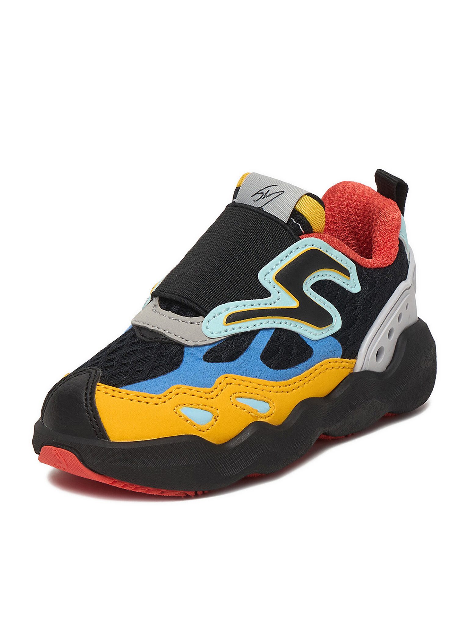 Shaq Shaq Boy Sneakers Bunte SHAQ-EO-REIGN AQ95055T-BZ MIX Weiß Sneaker – Bild 2 von 5
