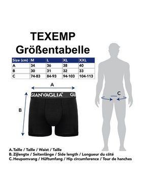 TEXEMP Webboxer 5er-10er Pack Herren Webboxer Boxershorts Baumwolle Unterwäsche Boxer (Spar-Packung, 5-St) Atmungsaktiv & Hautfreundlich