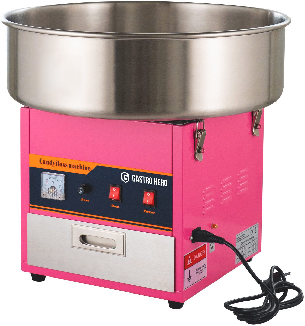 GastroHero Zuckerwattemaschine Zuckerwattemaschine ECO – Ø 52 cm
