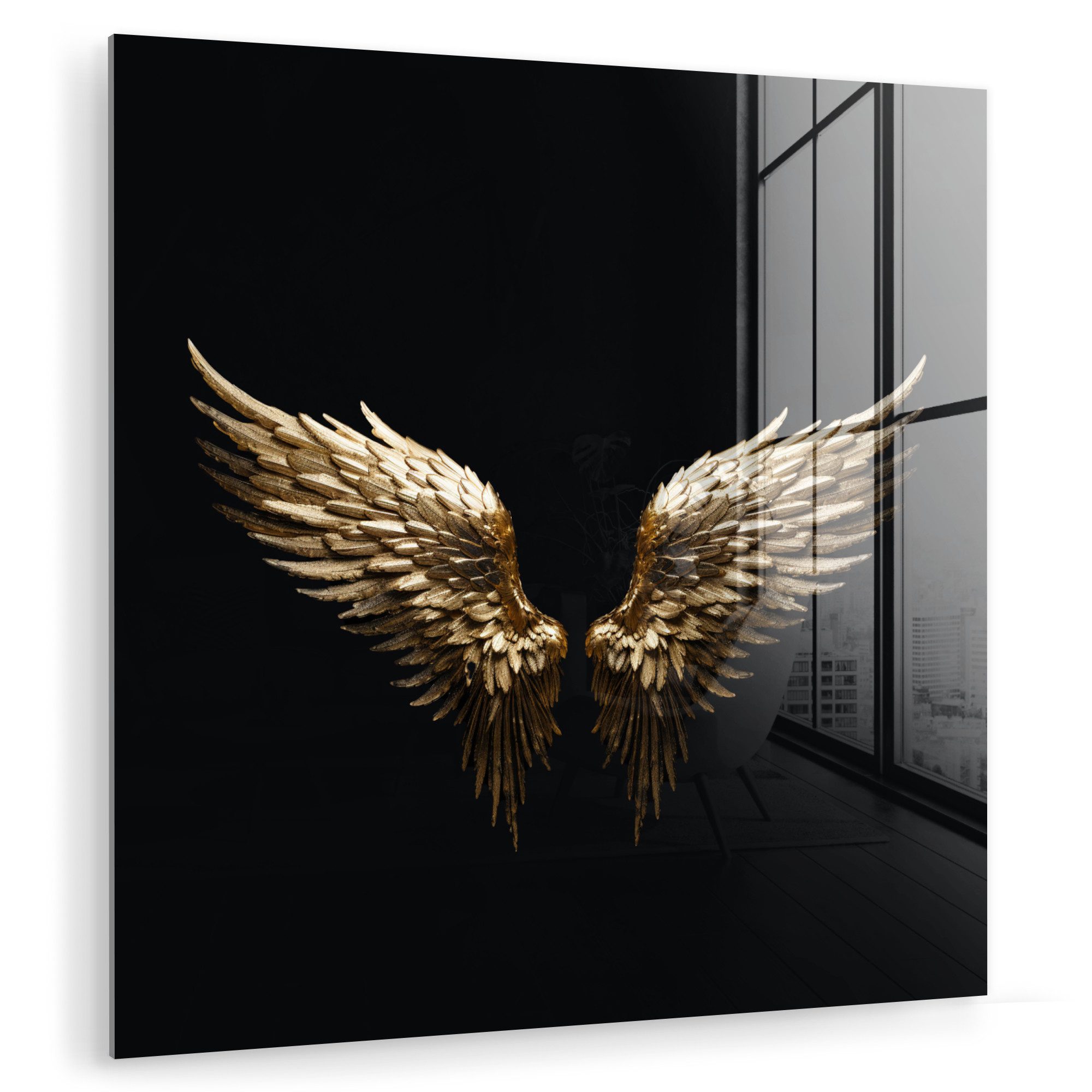 MuchoWow Acrylglasbild Flügel - Engel - günstig online kaufen