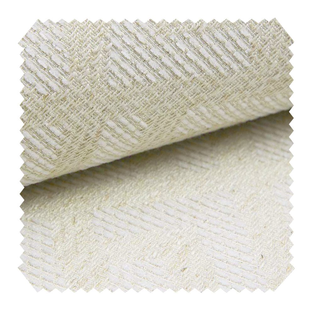 novely® Stoff exquisit MISINTO Design-Polsterstoff mit 3D Leinenstruktur, Schwer Entzündbar, Robust, Abriebfest, Meterware, 1lfm