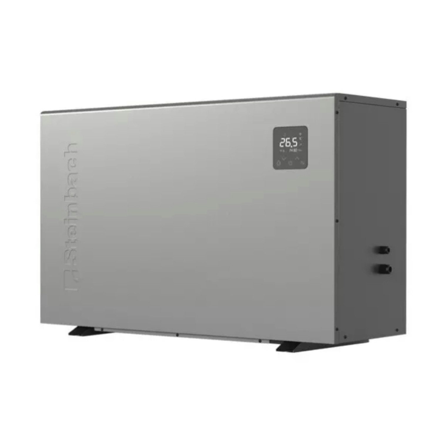 Steinbach Pool-Wärmepumpe "Silent 7" (grau, für Pools bis 30.000 l, 7 kW Heizleistung)