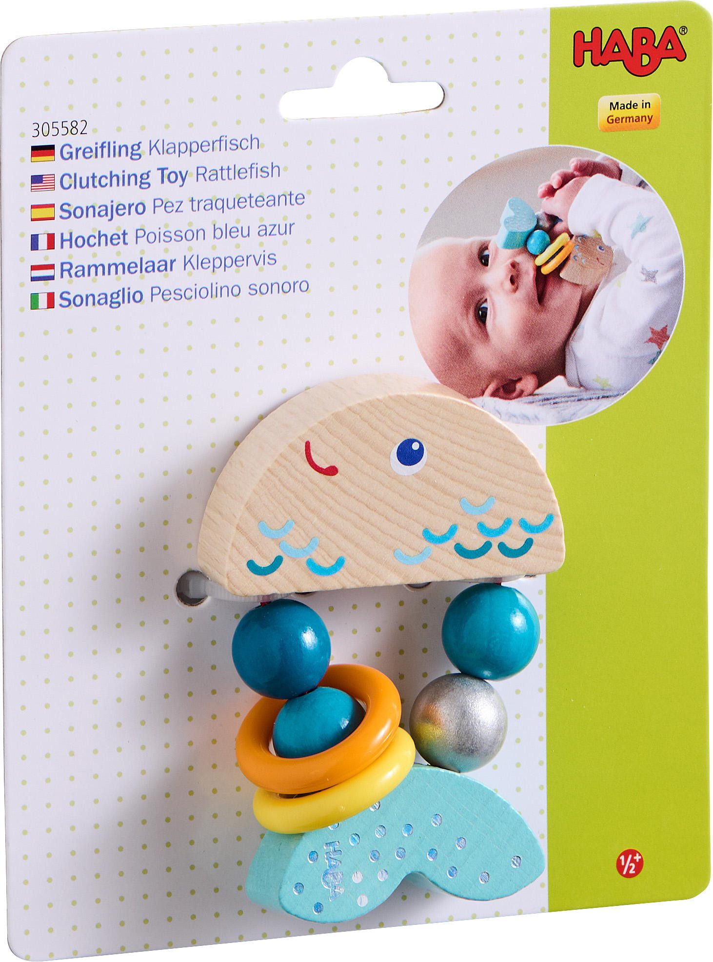 Greifspielzeug Babywelt Greifling Klapperfisch 1305582001