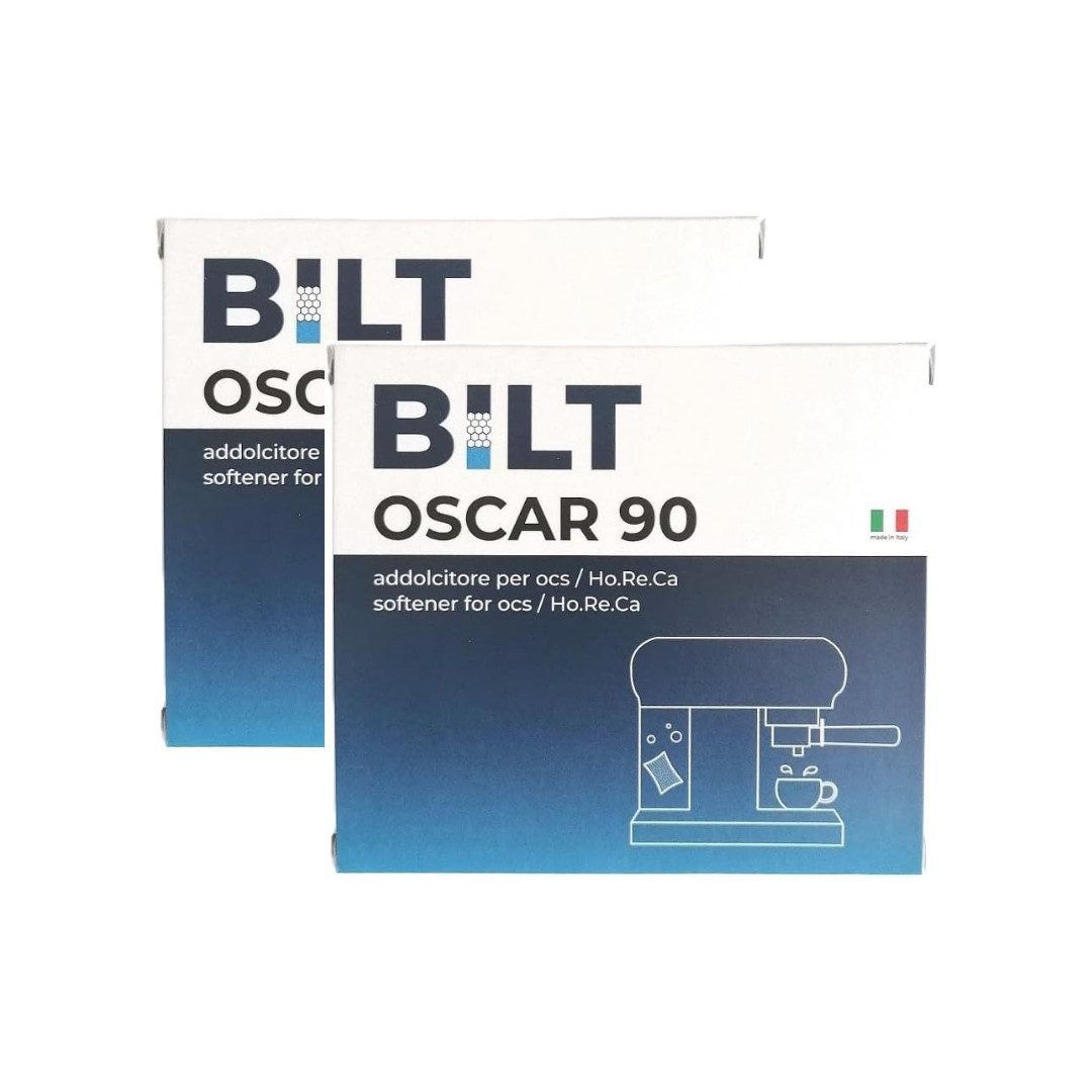 BILT Bilt OSCAR 90 Wasserfilter – Wasserenthärter (2-St. Filtertüten für Kaffeemaschinen & Espressomaschinen mit Wassertank) von BILT