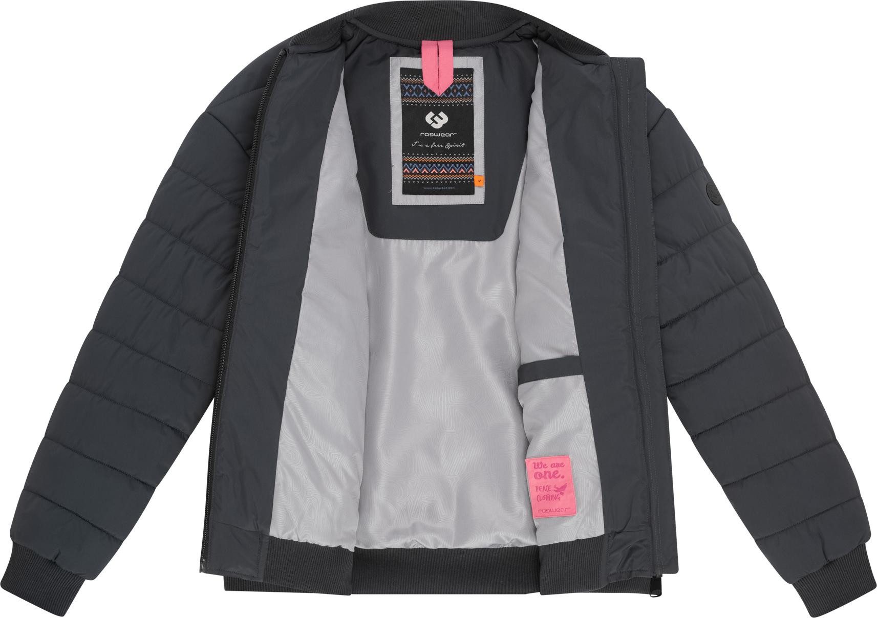 Ragwear Bomberjacke Bombina Wasserdichte Damen Winterjacke im Oversized-Look