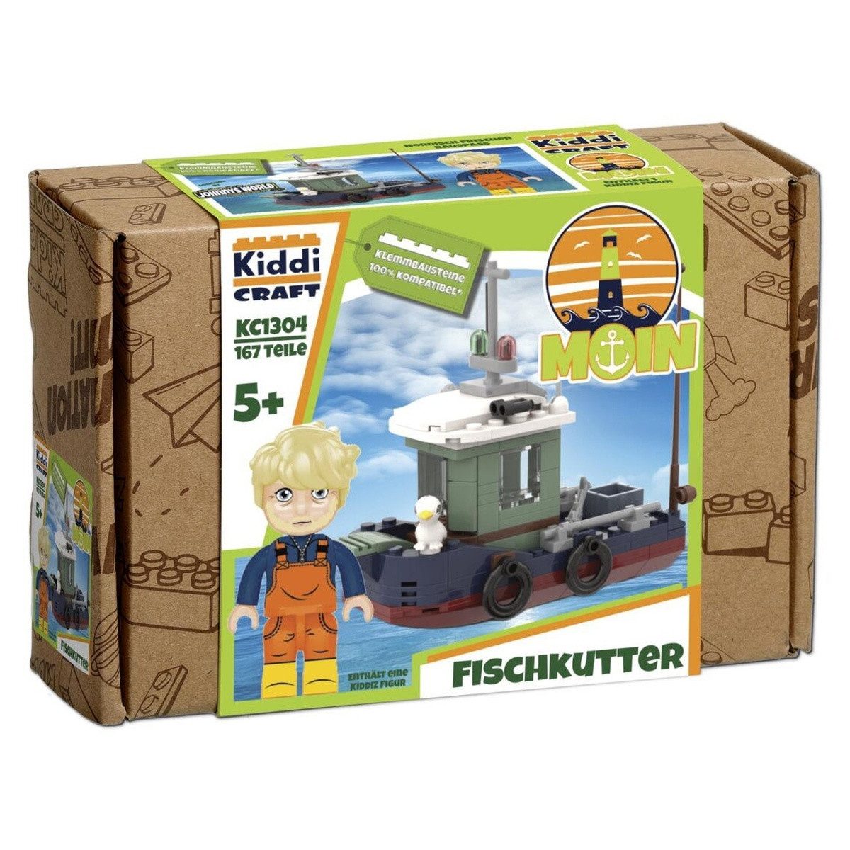 Wisam Kiddicraft KC1304 Fischkutter Spielbausteine