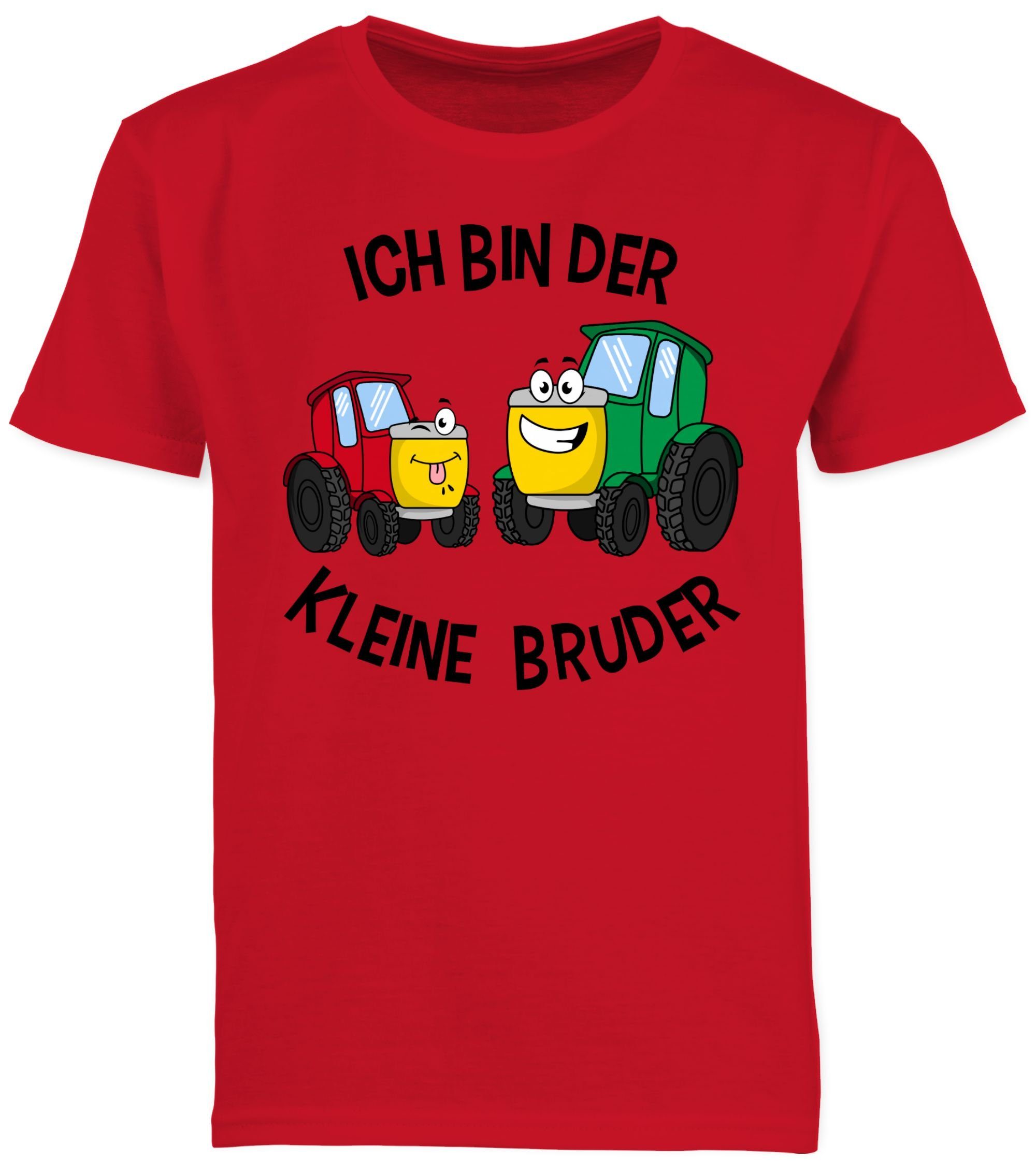 Bruder kleine T-Shirt Kleiner Shirtracer Traktor der Rot Ich Bruder bin 3