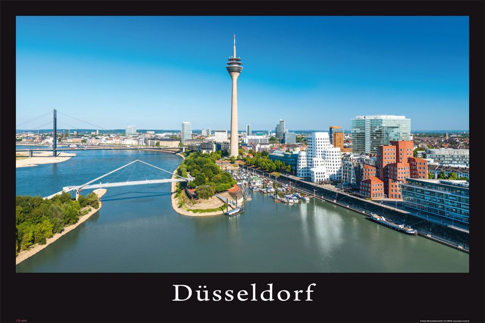 Poster Deutsche Städte - Poster - Düsseldorf