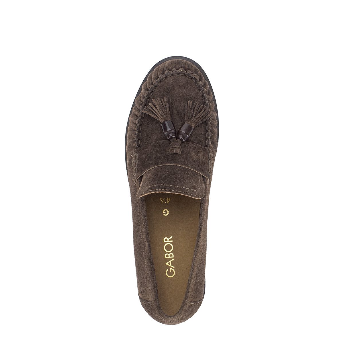 Gabor Gabor 4009.02.003, Slipper & Mokassin, Braun, Damen Slipper