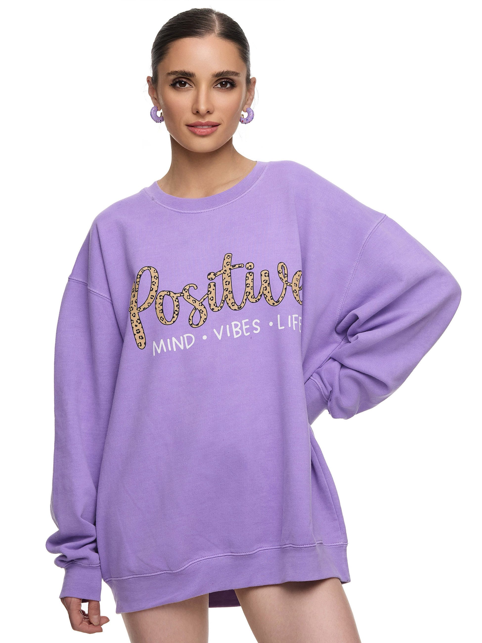 Worldclassca Sweatshirt Worldclassca Oversized Sweatshirt POSITIVE günstig online kaufen