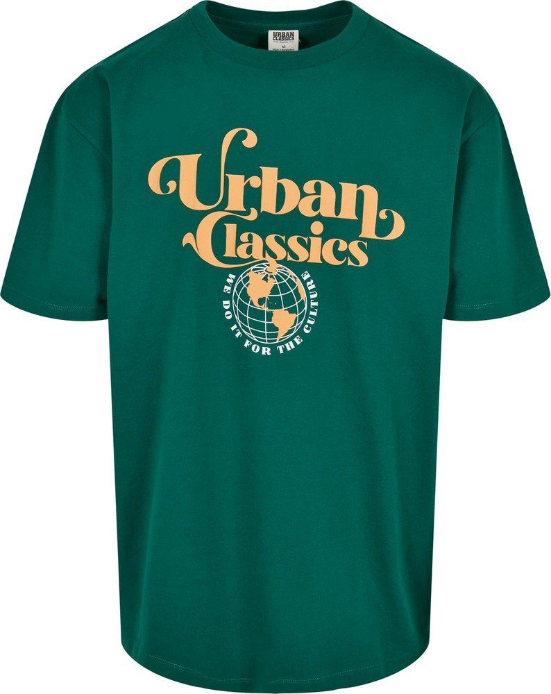 Kurzarmshirt Size Classics Organic Plus (1-tlg), Herren Globe Urban Tee Logo URBAN CLASSICS