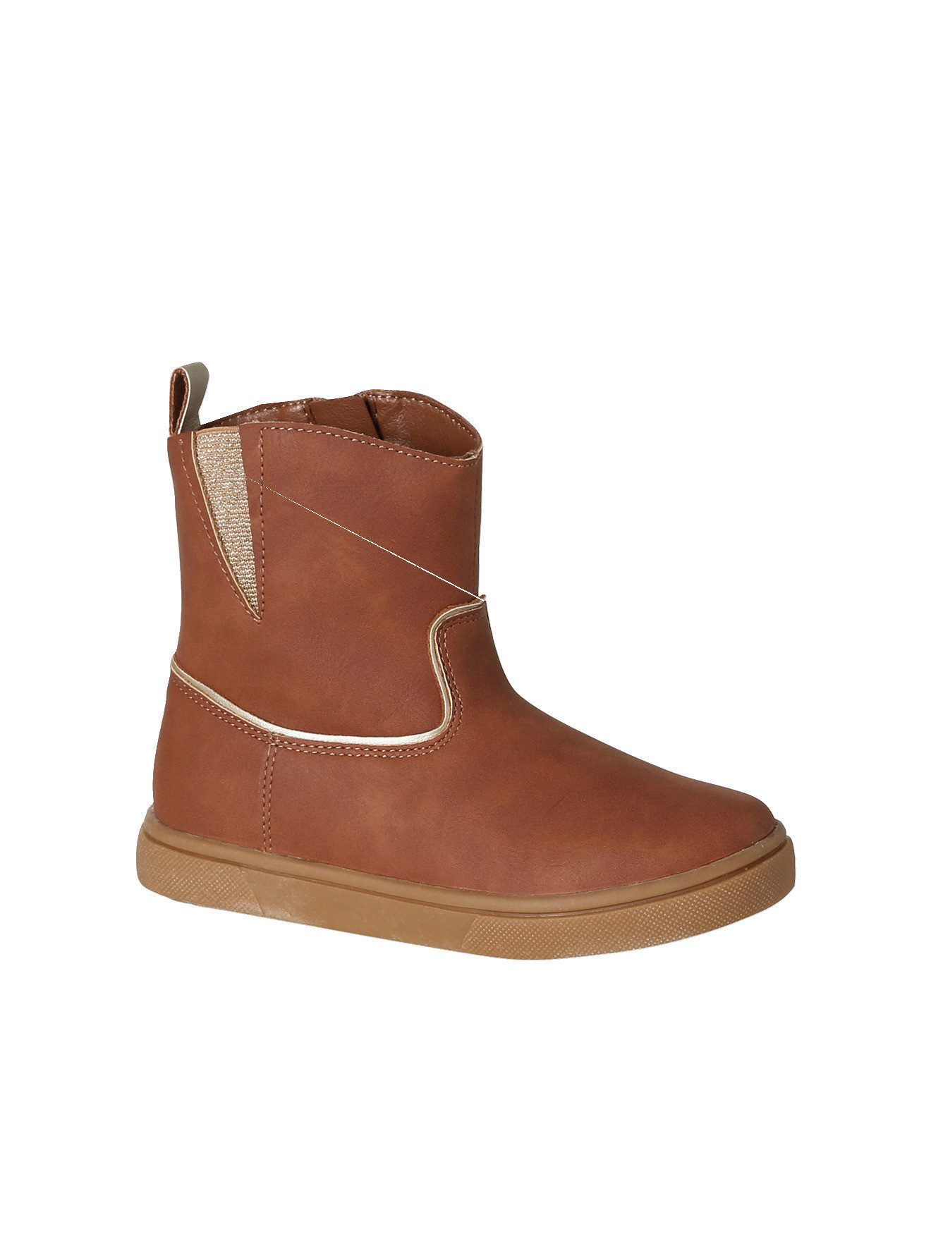 vertbaudet Chelsea-Boots mit Reißverschluss Mädchen Stiefelette – Bild 2 von 5