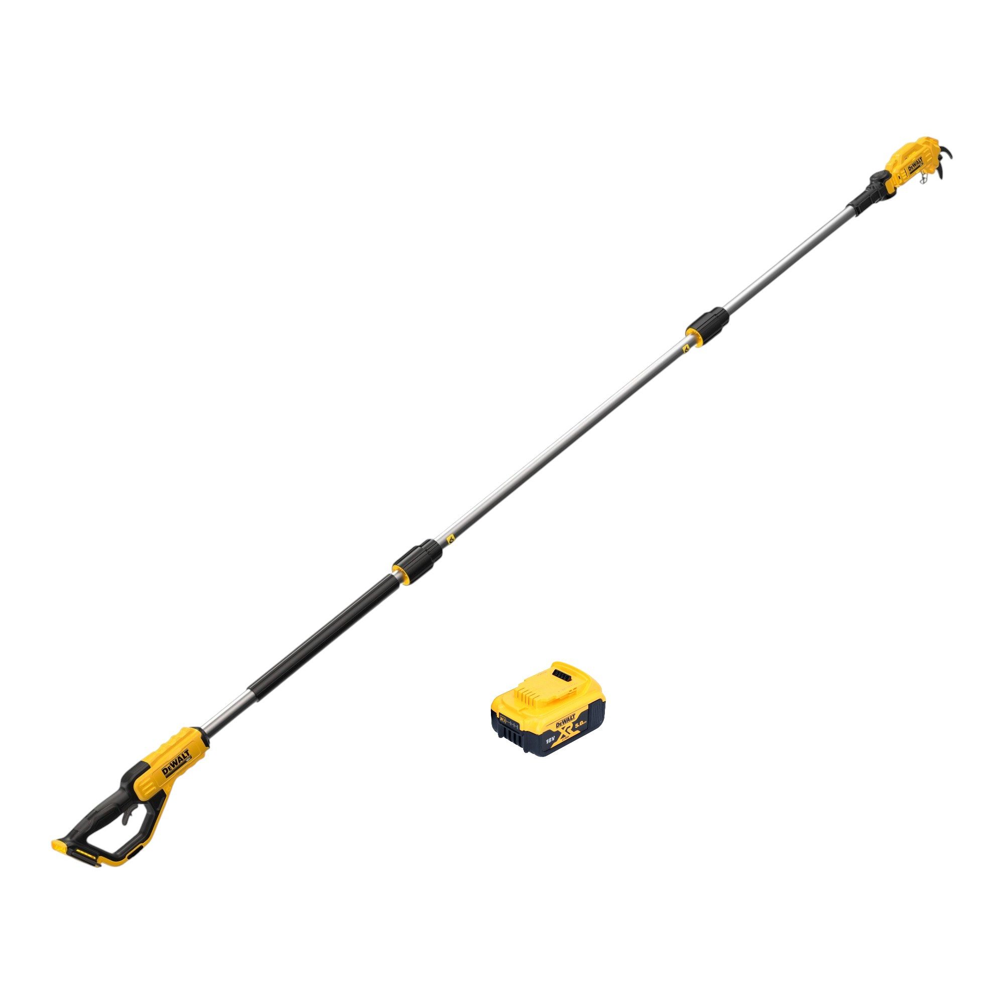 DeWalt Akku-Astschere DCMPP 569 N 18 V 38 mm + 1x Akku 5,0 Ah - ohne Ladegerät