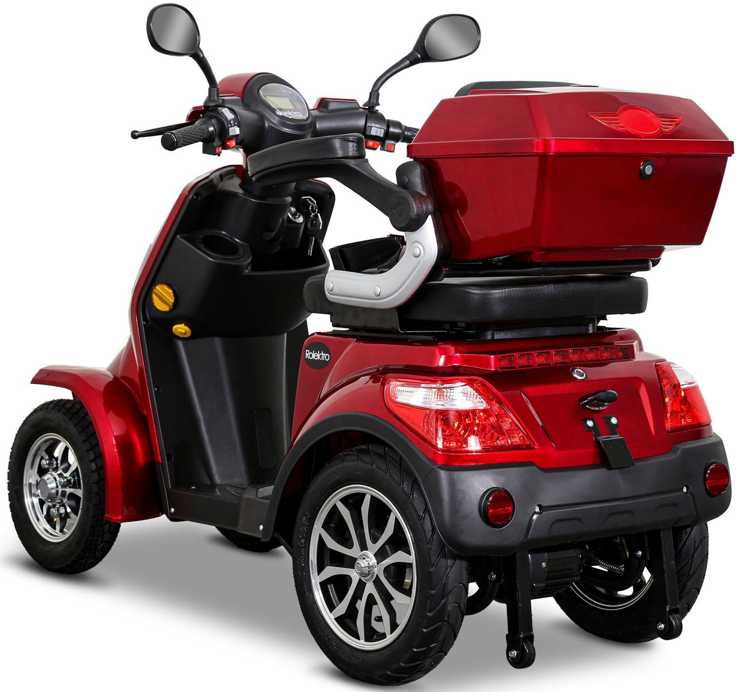 Rolektro electric vehicle E-Quad 15, lead gel battery, 1000 W, 15 km/h, (with top case)