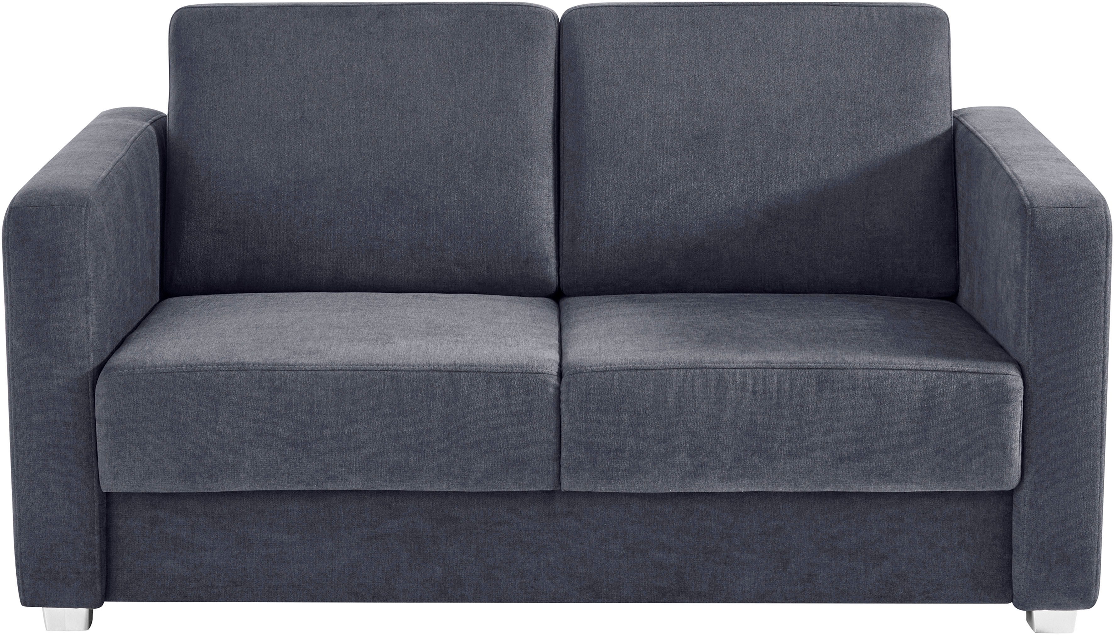 Home affaire Schlafsofa MIA modern und bequem, schmale Armlehnen, Einzelauszug, mit 2 Einzelauszügen als Längsschläfer