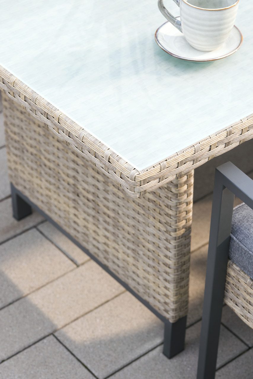 Primaster Gartenlounge-Set Primaster Gartenmöbel-Set Elba Rattan/Aluminium, Witterungsbeständig