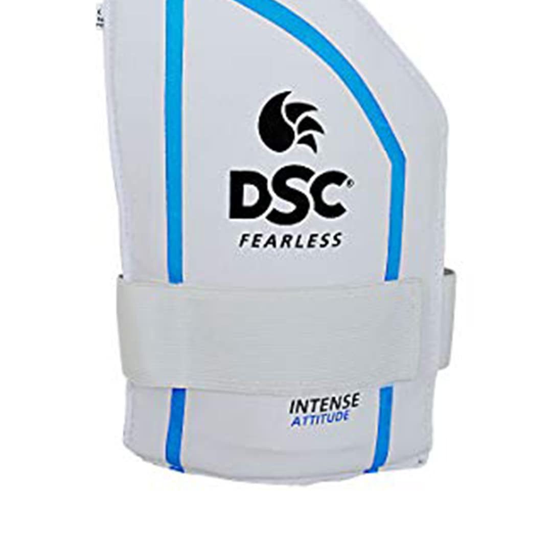 DSC Protektoren-Set Intense Attitude Cricket Inner Thigh Pad für Herren (Enthaltene Komponenten: 1 inneres Oberschenkelpolster, With Elastic Hook), Low Density Foam Inside, Frontschutz mit festem TPU