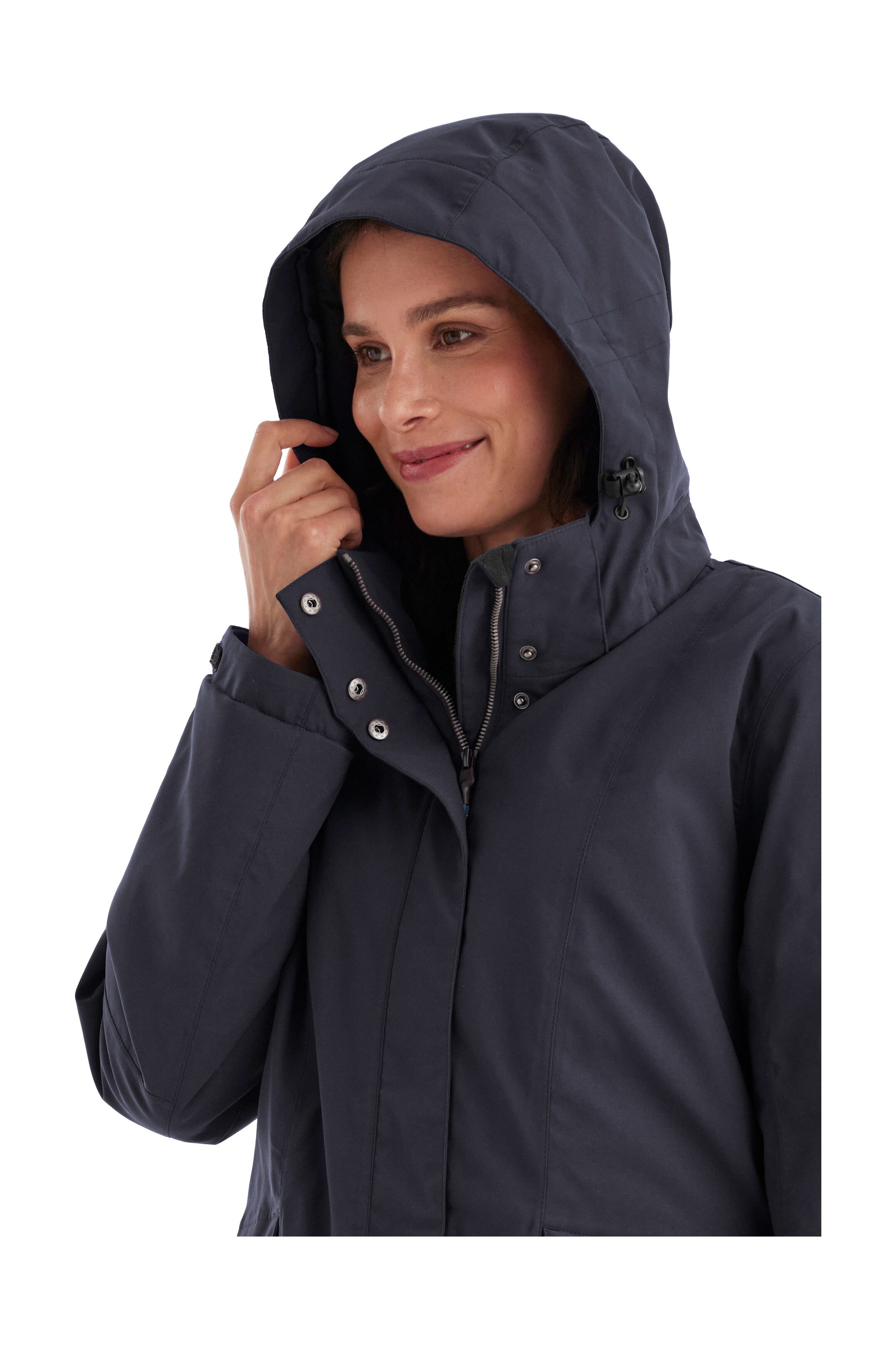 Killtec Funktionsjacke Damen Jacke Wasserdichte, atmungsaktive Damenjacke mit abnehmbarer Kapuze