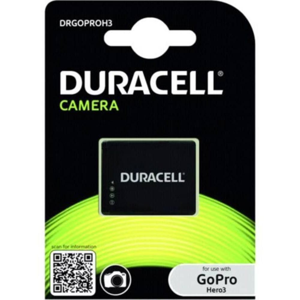 Duracell GOPRO HERO 3 grün/schwarz - LI-ION Kamera-Akku - AKKU