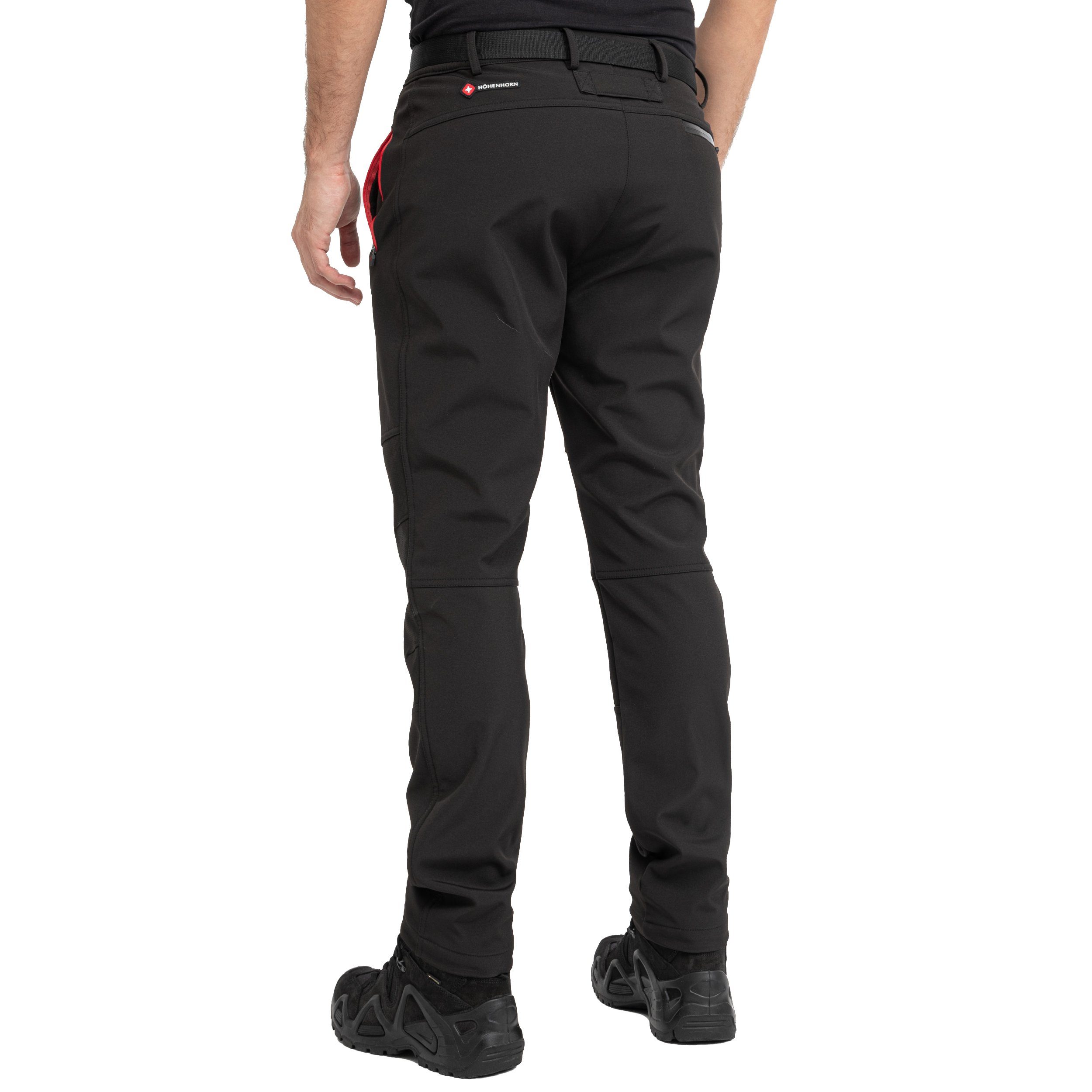Höhenhorn Funktionshose Trekmaster Herren Softshellhose für Herren Gefüttert Snowboardhose weiches Microfleece-Innenfutter