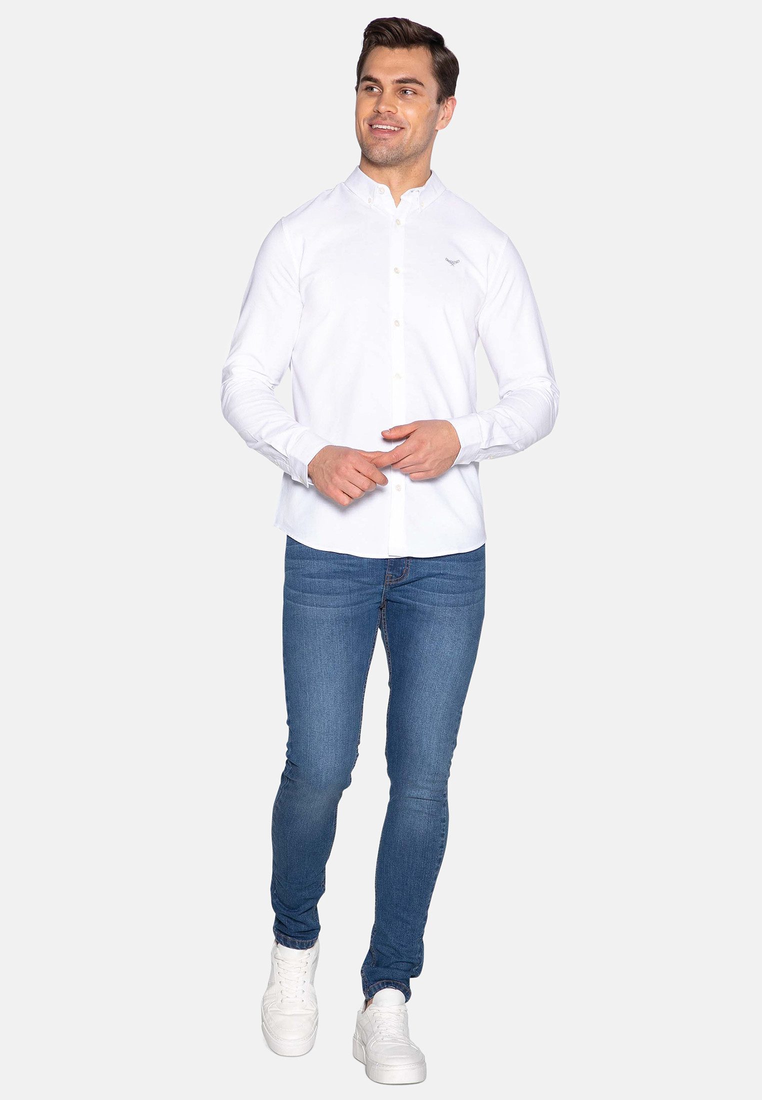 Threadbare Langarmhemd Beacon (1-tlg) im einfarbigen günstig online kaufen