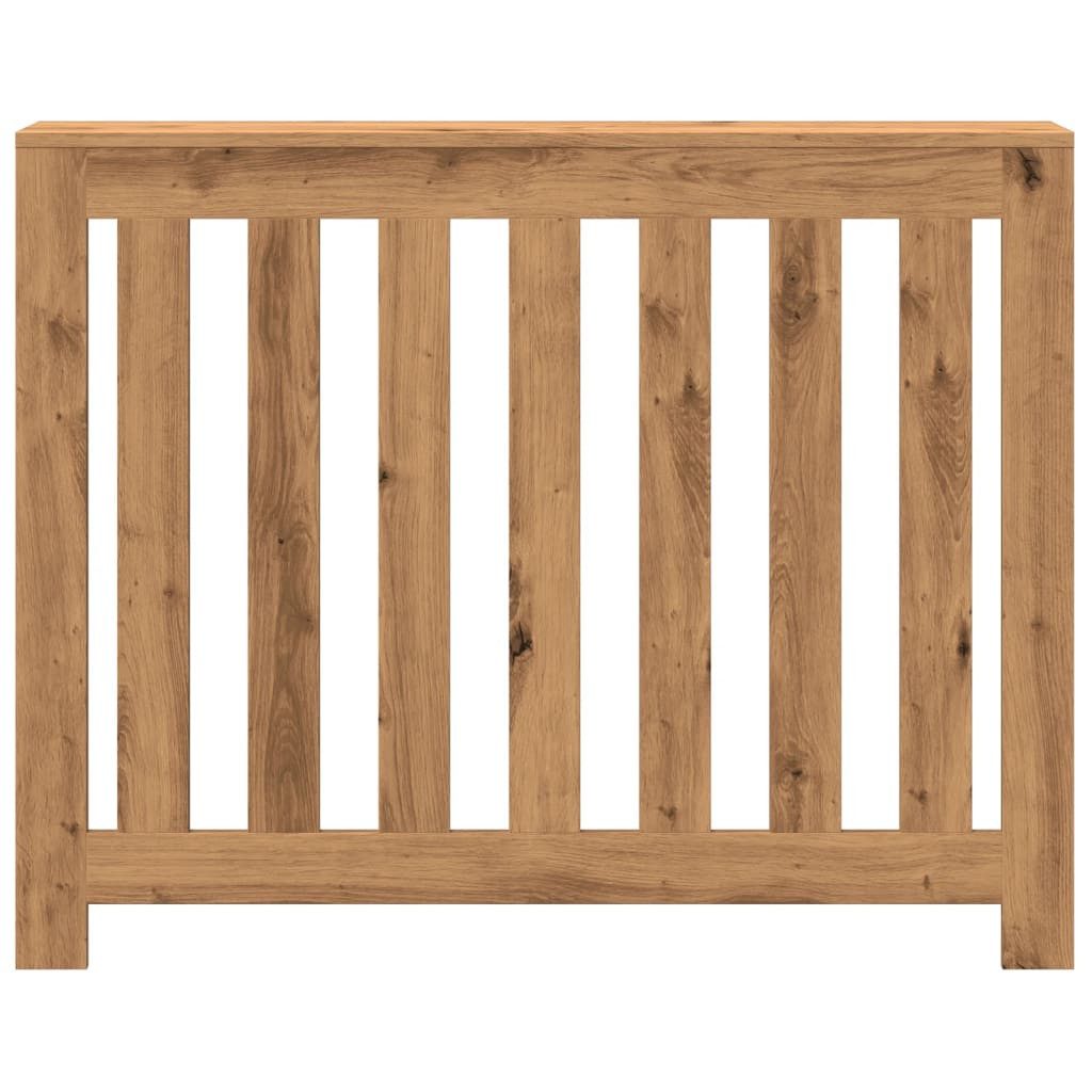 vidaXL Heizungsverkleidung, Heizkörperverkleidung Artisan-Eiche 104x20x82 cm Holzwerkstoff